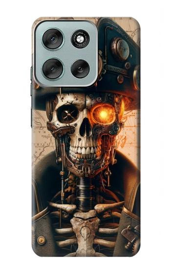 S4018 Steampunk Pirate Skull Case For Motorola Moto G56