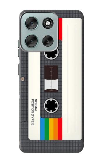 S4023 Vintage Rainbow Compact Cassette Case For Motorola Moto G56