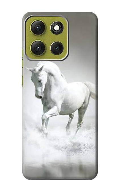 S0932 White Horse Case For Motorola Moto G86 S0932 White Horse Case For Motorola Moto G86