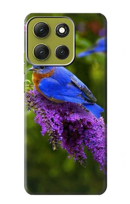 S1565 Bluebird of Happiness Blue Bird Case For Motorola Moto G86