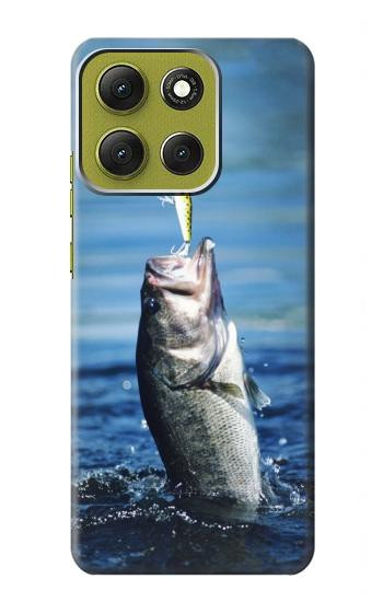 S1594 Bass Fishing Case For Motorola Moto G86