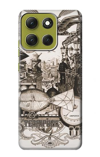 S1681 Steampunk Drawing Case For Motorola Moto G86