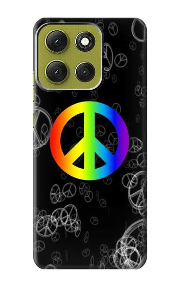 S2356 Peace Sign Case For Motorola Moto G86