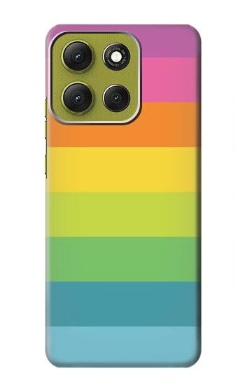 S2363 Rainbow Pattern Case For Motorola Moto G86