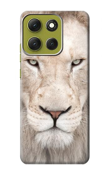 S2399 White Lion Face Case For Motorola Moto G86