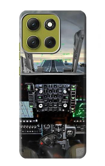 S2435 Fighter Jet Aircraft Cockpit Case For Motorola Moto G86