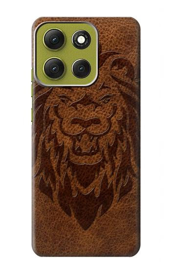 S2529 Leo Zodiac Tattoo Brown Graphic Print Case For Motorola Moto G86
