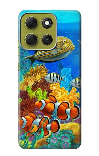 S2568 Sea Seabed Fish Corals Underwater Ocean Case For Motorola Moto G86