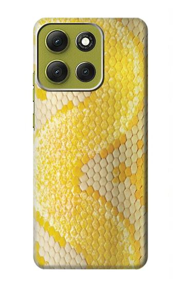 S2713 Yellow Snake Skin Graphic Printed Case For Motorola Moto G86