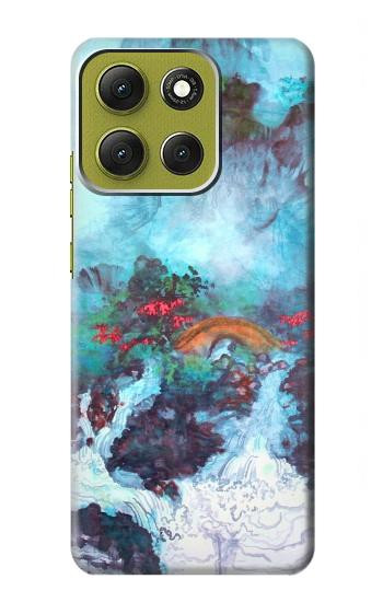 S2724 White Dragon Pool Lui Haisu Case For Motorola Moto G86