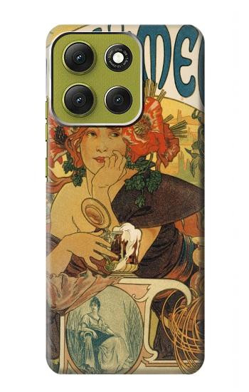 S2740 Alphonse Mucha Bieres De La Muse Case For Motorola Moto G86