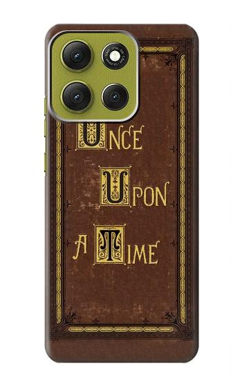 S2824 Once Upon a Time Book Cover Case For Motorola Moto G86