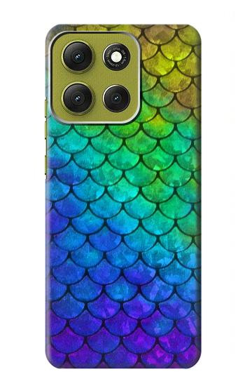 S2930 Mermaid Fish Scale Case For Motorola Moto G86