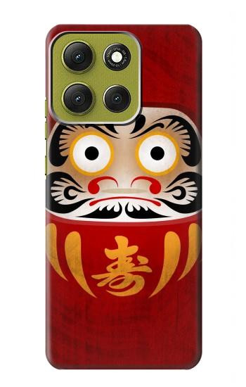 S3023 Japan Good Luck Daruma Doll Case For Motorola Moto G86