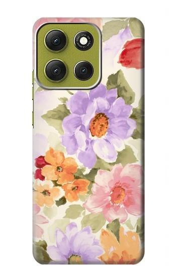 S3035 Sweet Flower Painting Case For Motorola Moto G86