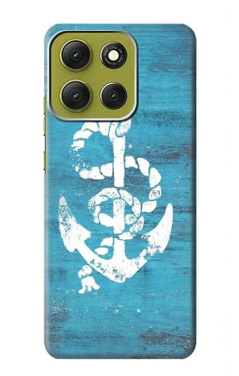 S3053 Marine Anchor Blue Case For Motorola Moto G86