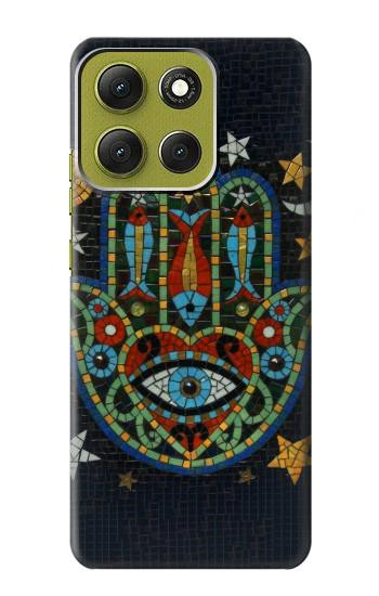 S3175 Hamsa Hand Mosaics Case For Motorola Moto G86