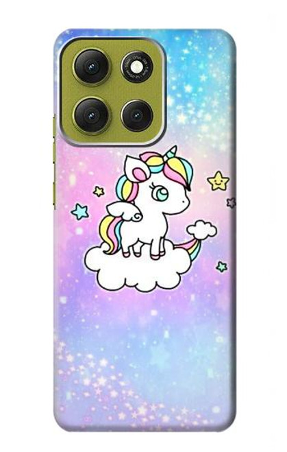 S3256 Cute Unicorn Cartoon Case For Motorola Moto G86