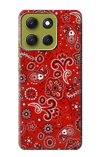 S3354 Red Classic Bandana Case For Motorola Moto G86