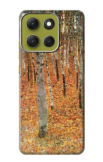 S3380 Gustav Klimt Birch Forest Case For Motorola Moto G86