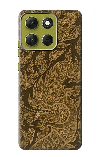 S3382 Thai Art Naga Case For Motorola Moto G86