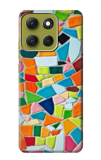 S3391 Abstract Art Mosaic Tiles Graphic Case For Motorola Moto G86