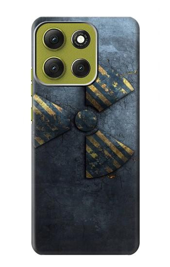S3438 Danger Radioactive Case For Motorola Moto G86