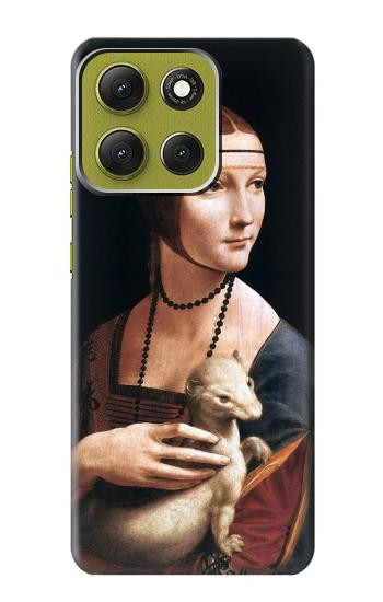 S3471 Lady Ermine Leonardo da Vinci Case For Motorola Moto G86