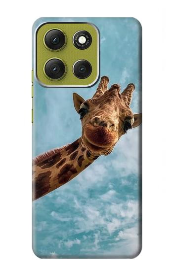 S3680 Cute Smile Giraffe Case For Motorola Moto G86