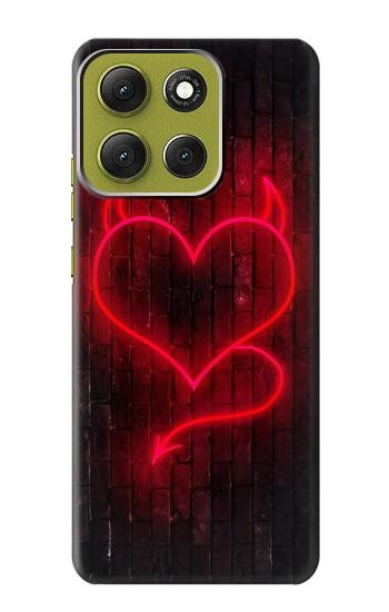 S3682 Devil Heart Case For Motorola Moto G86