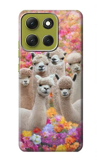 S3916 Alpaca Family Baby Alpaca Case For Motorola Moto G86