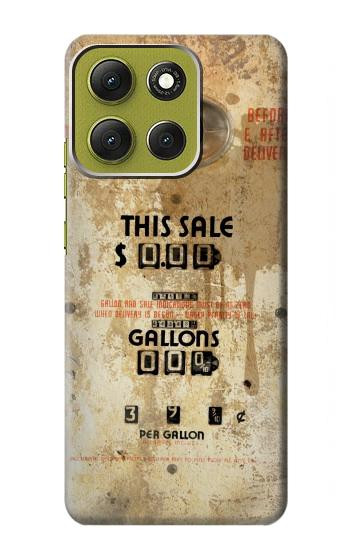 S3954 Vintage Gas Pump Case For Motorola Moto G86