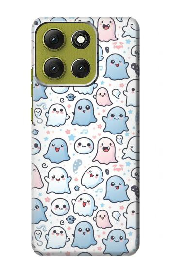 S4013 Seamless Cute Ghost Pattern Case For Motorola Moto G86