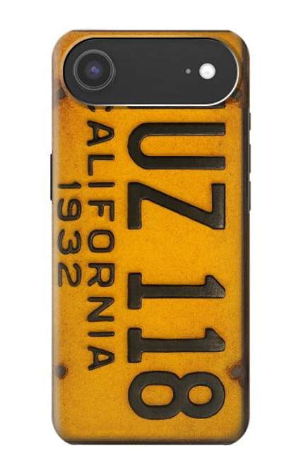 S4060 Vintage California Car License Plate Case For iPhone Air