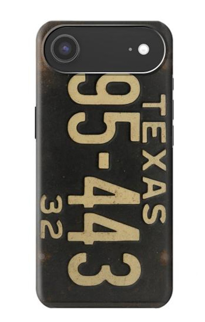 S4061 Vintage Texas Car License Plate Case For iPhone Air