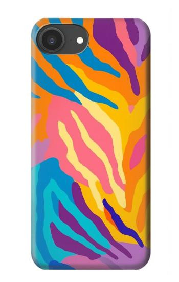 S4037 Colorful Zebra Pattern Case For iPhone 16e, 17e
