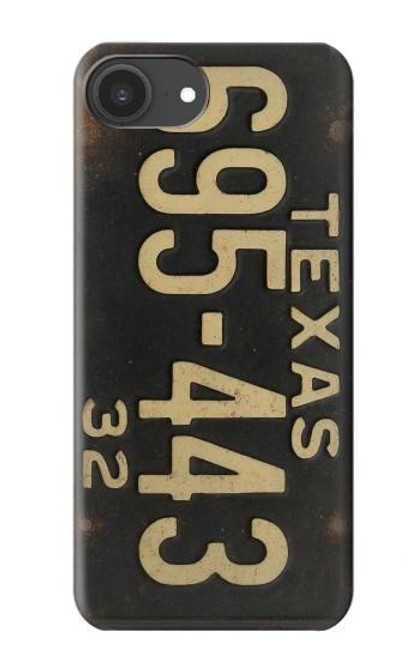 S4061 Vintage Texas Car License Plate Case For iPhone 16e