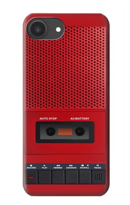 S4073 Vintage Red Cassette Player Graphic Case For iPhone 16e