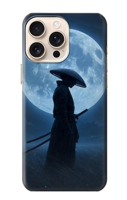 S4034 Samurai Moon Night Case For iPhone 16 pro