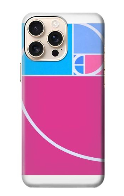 S4076 Golden Ratio Fibonacci Spiral Case For iPhone 16 pro