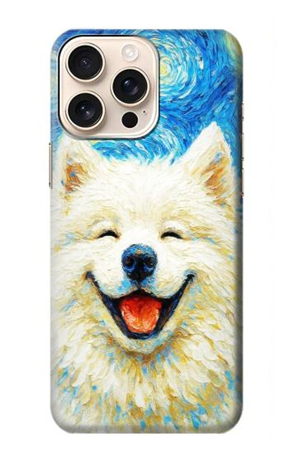 S4064 Smile Dog Van Gogh Starry Night Case For iPhone 16 pro max
