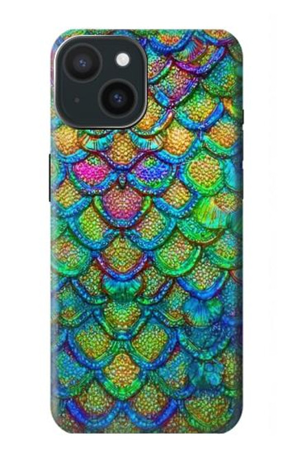 S4071 Colorful Mermaid Scale Case For iPhone 15