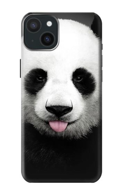 S4049 Cute Panda Stick Out Tongue Case For iPhone 15 Plus