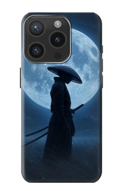 S4034 Samurai Moon Night Case For iPhone 15 Pro