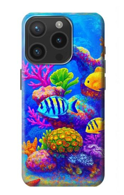 S4058 Colorful Aquarium Case For iPhone 15 Pro