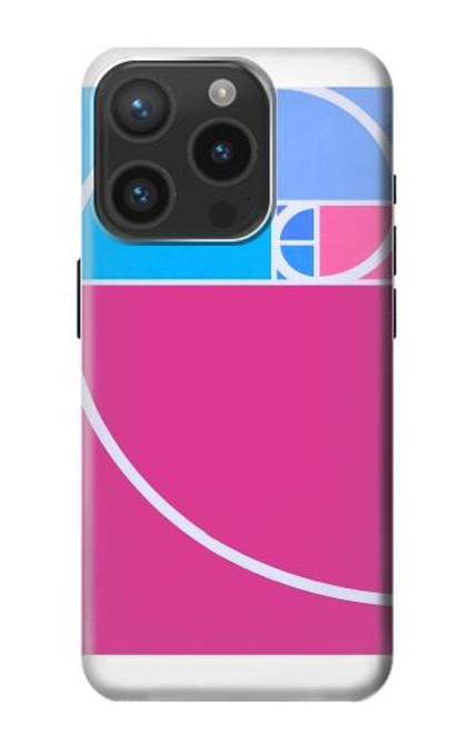 S4076 Golden Ratio Fibonacci Spiral Case For iPhone 15 Pro