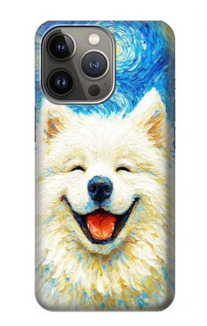 S4064 Smile Dog Van Gogh Starry Night Case For iPhone 13