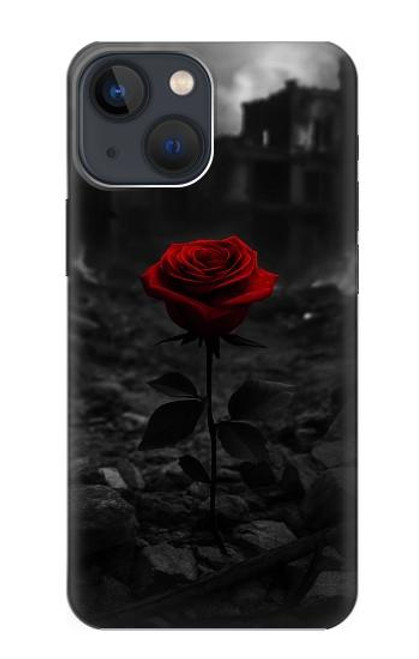 S4048 Red Rose Ruins Case For iPhone 13 mini