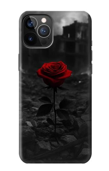 S4048 Red Rose Ruins Case For iPhone 12, iPhone 12 Pro