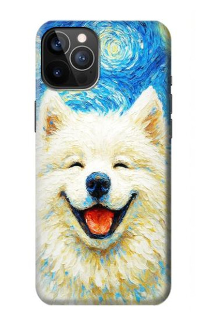 S4064 Smile Dog Van Gogh Starry Night Case For iPhone 12, iPhone 12 Pro